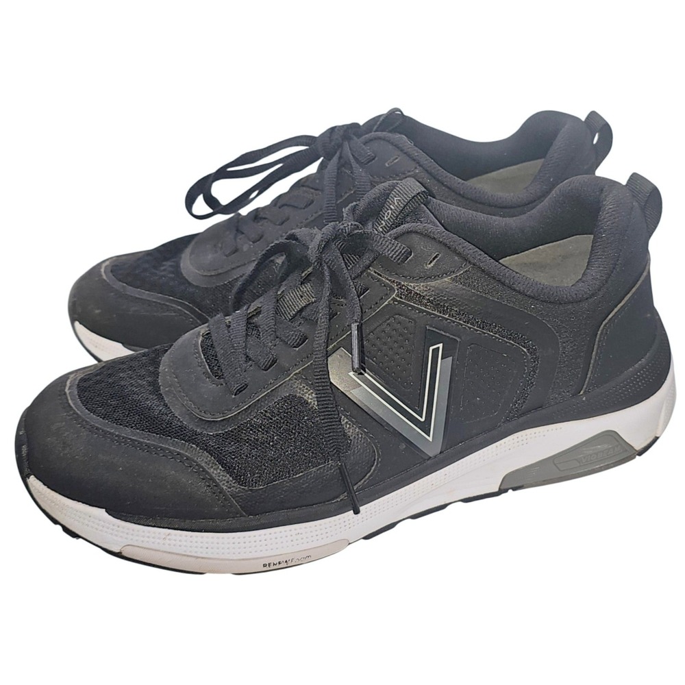 Vionic Strider Walking Shoes Womens 8 Black Mesh Athletic Sneakers WSTRIDER001 - Picture 2 of 10